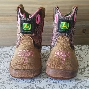 John Deere Infant Boots Size 2